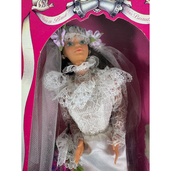 Tracy Barbie Doll In Bridal Gown Mattel With Box 4103 Vintage 1982 Collectible