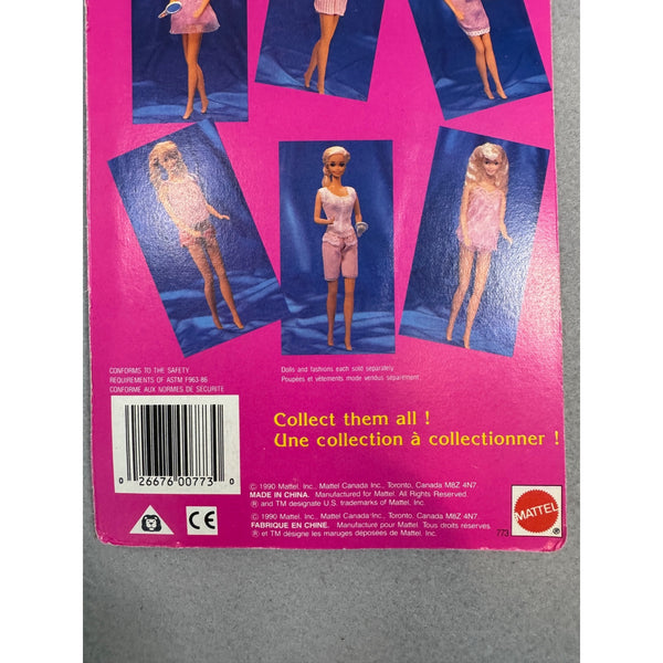 Barbie Dreamwear Mode Reverie Doll Outfit Set 1990 Mattel Fashion Accessory Pack