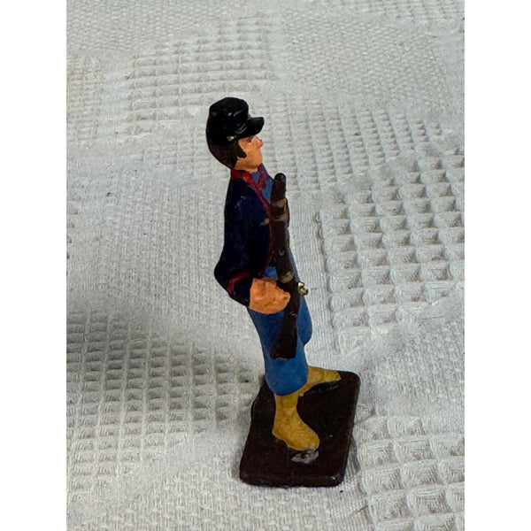 Vintage Union Infantryman Lead Figurine By Treasure Chest Miniatures Painted