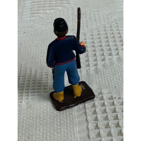 Vintage Union Infantryman Lead Figurine By Treasure Chest Miniatures Painted