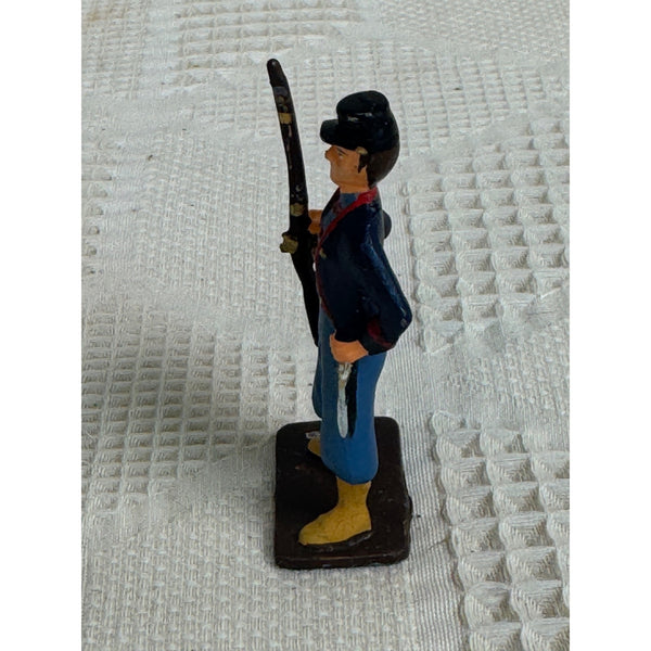 Vintage Union Infantryman Lead Figurine By Treasure Chest Miniatures Painted