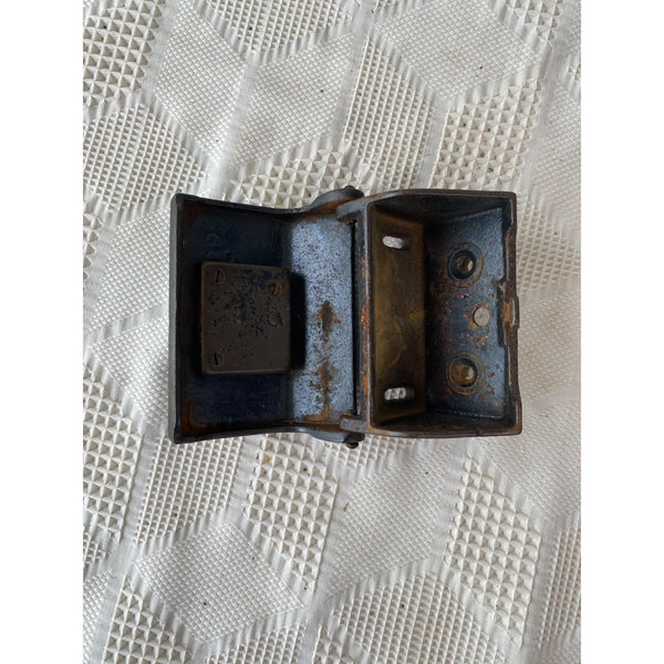 Detex Watchclock Station Vintage Cast Iron Watch Duty Security Device