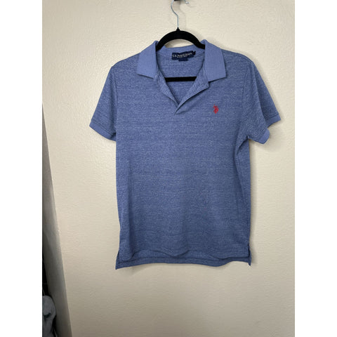 US Polo Mens Blue Purple Polo Shirt