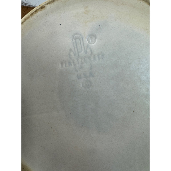 Vintage Pfaltzgraff Keystone Stoneware 3 Quart Crock Style Canister With Handles