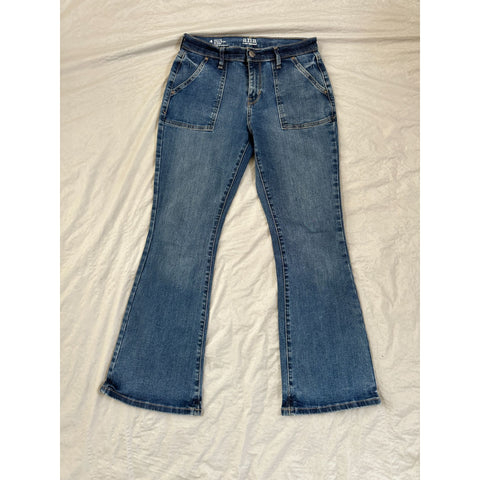 a.n.a. Womens High-Rise Flare Jeans
