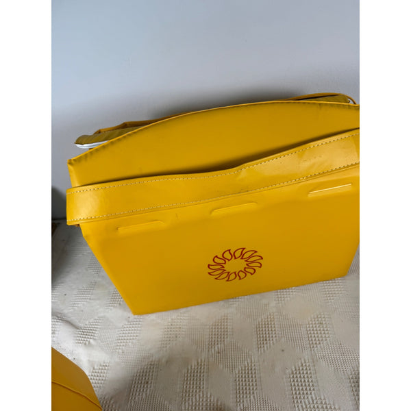 Vintage Tupperware Picnic Set w Containers and Carrying Bags 1980s Starburst NEW
