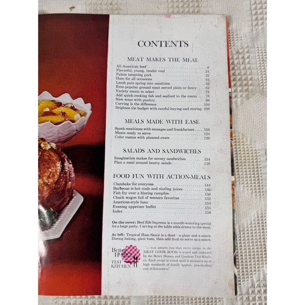 Better Homes and Gardens 1968 Meat Cook Book Over 400 Recipes Fourth Edition