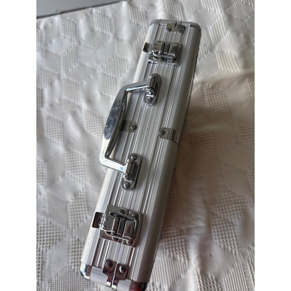 Poker Set With Aluminum Case Chips Cards Dice Dealer Button Iron Horse Design