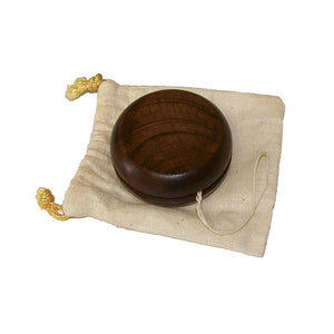 2-1/2" Wooden Yo-Yo in Cloth Bag