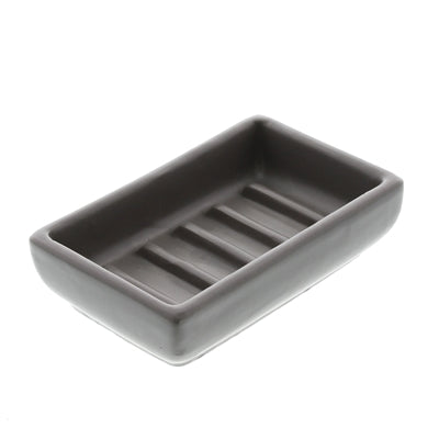 Gray soap dish