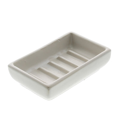 white soap dish