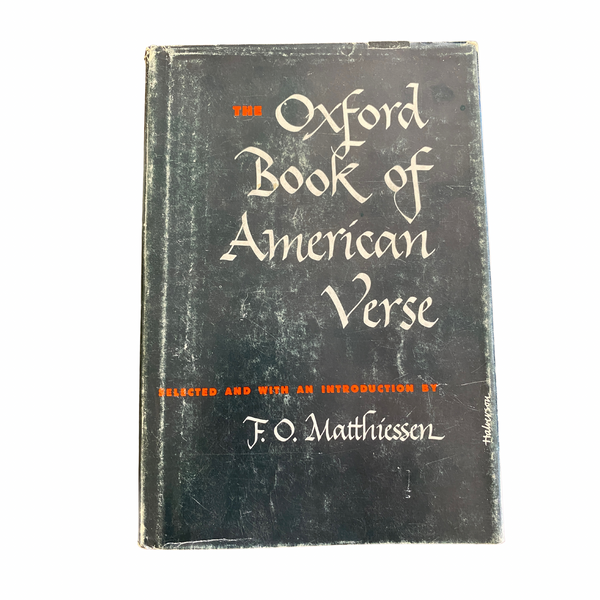 1950 The Oxford Book of American Verse