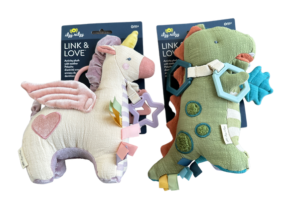 Bespoke Link & Love™ Activity Plush with Teether Toy