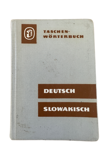 1968 Deutsch Slowakisch Worterbuch