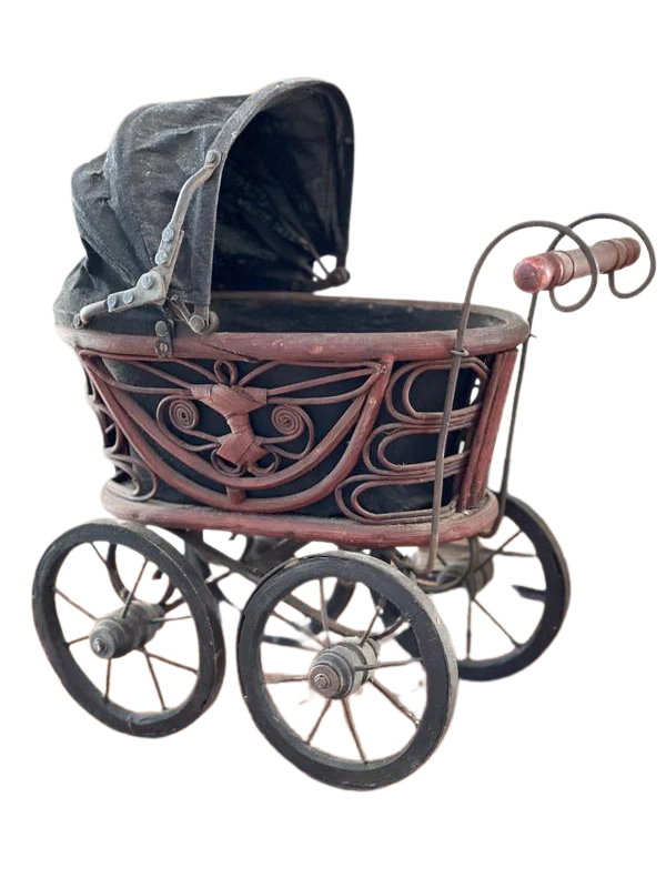 Victorian Baby Doll Carriage Poussette Pram
