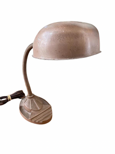 Vintage Richlite Goose Neck Desk Lamp