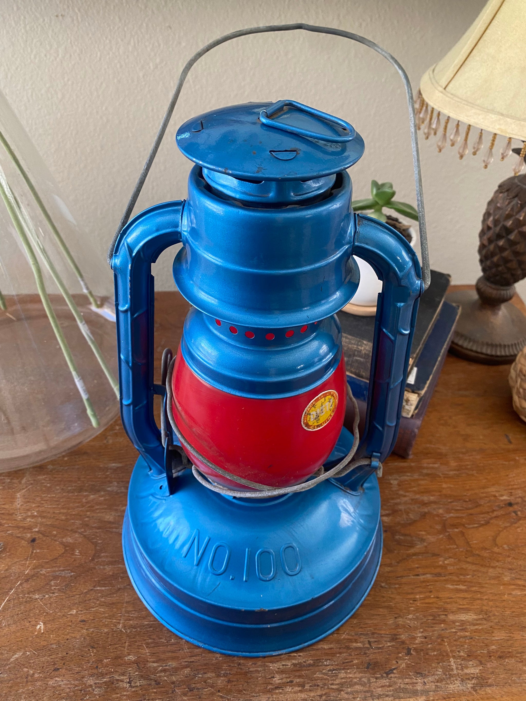 Antique Dietz No 100 NY USA Blue Lantern – Loved Homestead