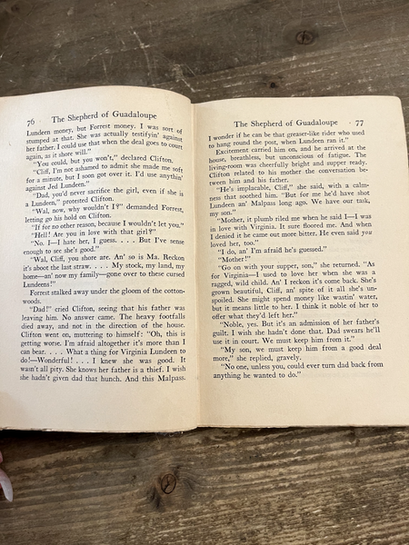 The Shepherd of Guadaloupe by Zane Grey pages 76-77