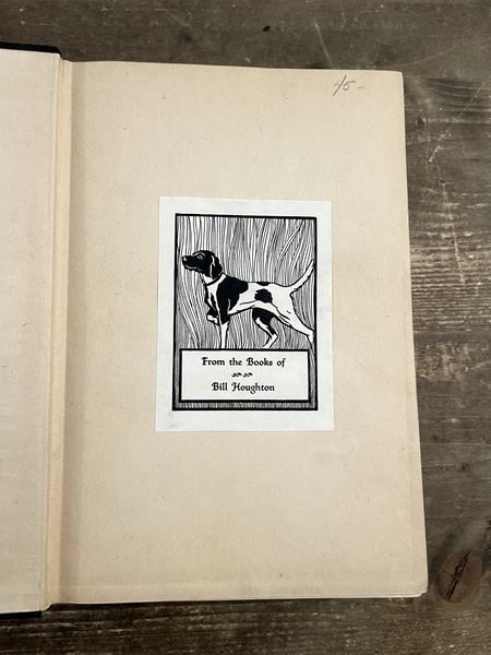 The Deerslayer By James Fenimore Cooper sticker on the inside page of the front cover