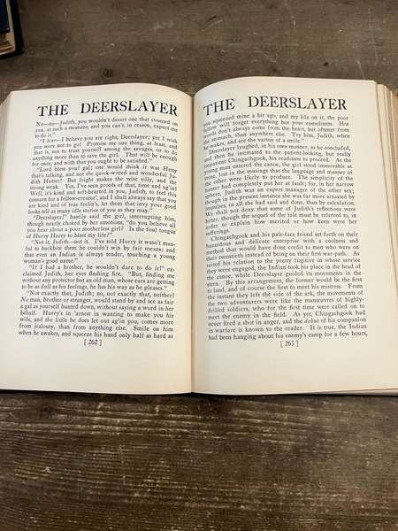 The Deerslayer By James Fenimore Cooper pages 262-263