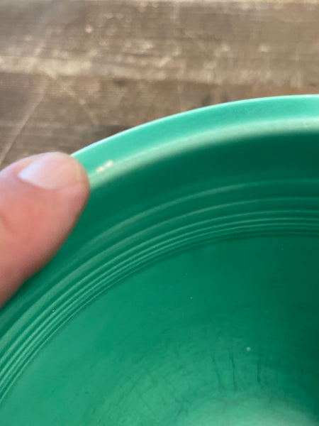 1940s Light Green Fiestaware Nesting Bowl 4 chip