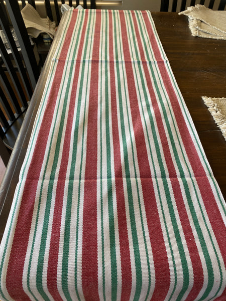 Fabric Plaid Table Runner