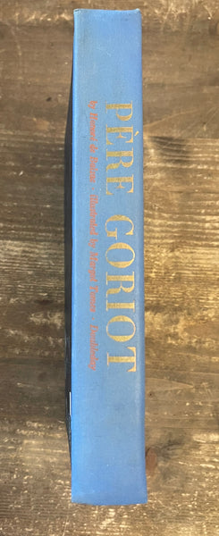 Père Goriot by Honorè de Balzac spine, has some wear on the top and bottom
