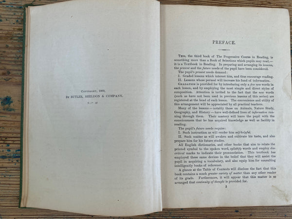 1900's Progressive Course preface