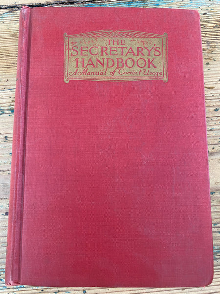 1944 The Secretary's Handbook cover 1