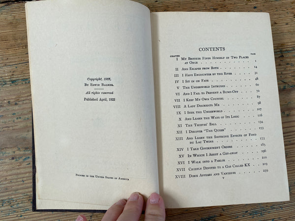 1923 Keeban copyright/contents page