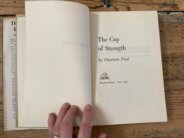 1958 The Cup of Strength title page