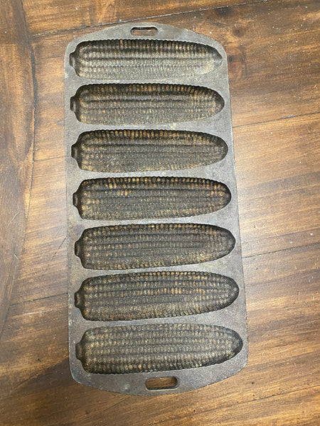 Vintage Cast Iron Corn Ear Bread Mold