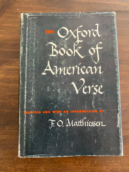 1950 The Oxford Book of American Verse cover