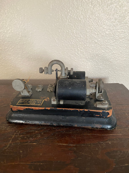 Antique Telegraph Morse Relay 4C Sounder