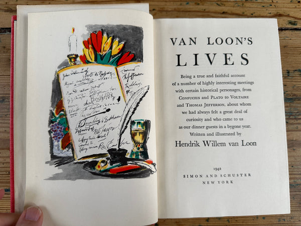 1942 Van Loon's Lives title page