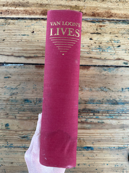 1942 Van Loon's Lives spine