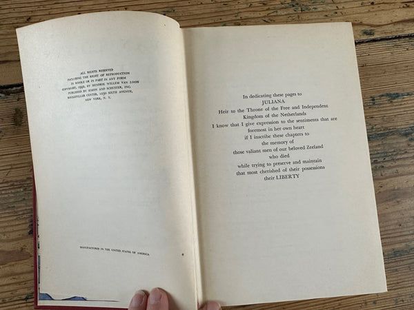 1942 Van Loon's Lives copyright page