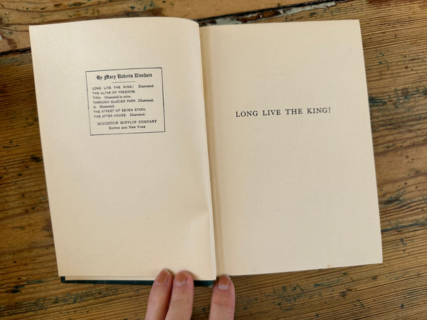 1917 Long Live The King title page