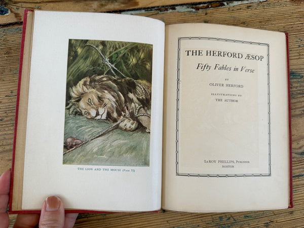 1921 The Hereford Aesop title page