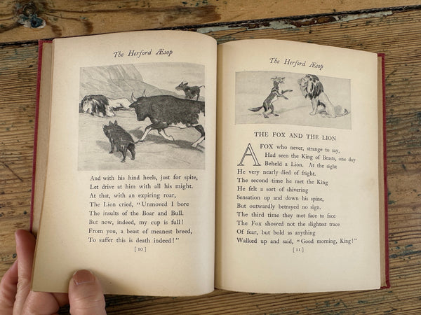1921 The Hereford Aesop inside pages