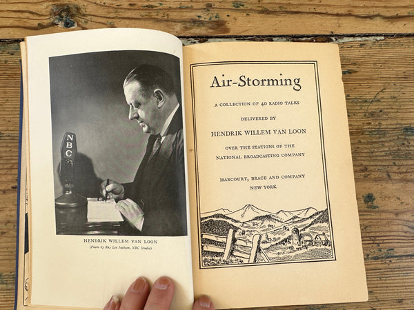 1935 Air-Storming by Hendrik Van Loon title page
