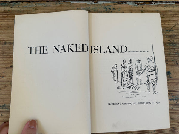 1953 The Naked Island By Russell Braddon title page