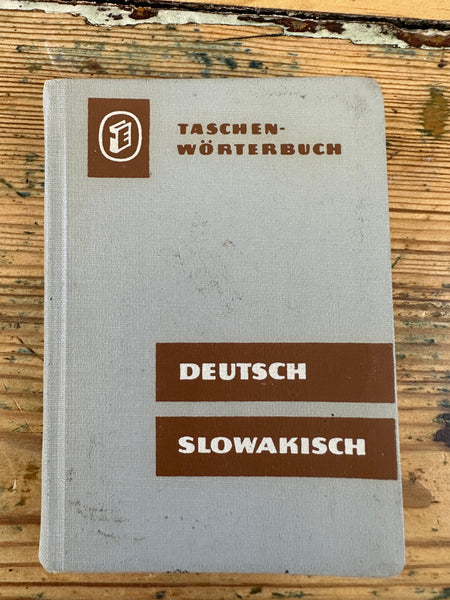 1968 Deutsch Slowakisch Worterbuch cover