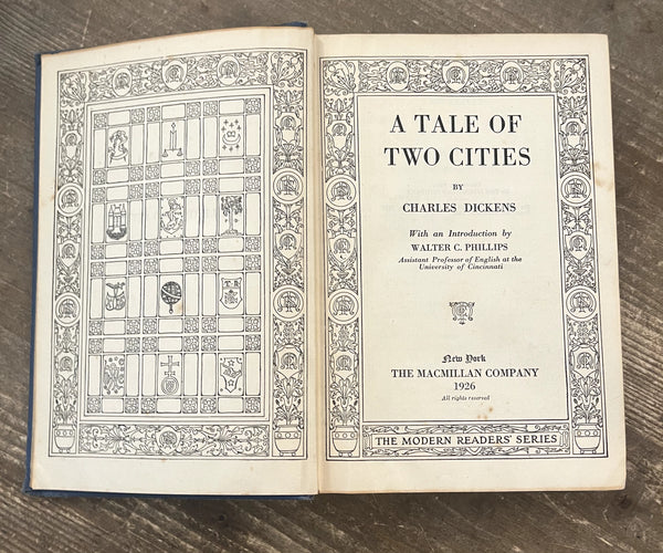 Title page of A Tale of Two Cities