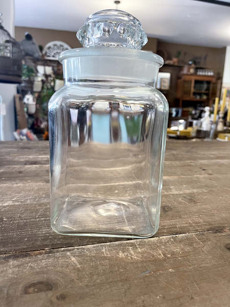 Antique Drugstore Apothecary Jar side view