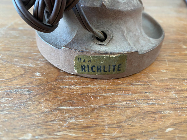 Vintage Richlite Goose Neck Desk Lamp Logo