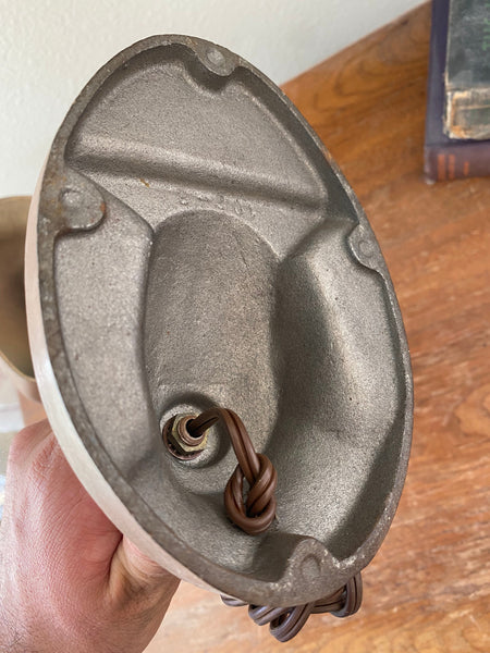 Vintage Richlite Goose Neck Desk Lamp Bottom