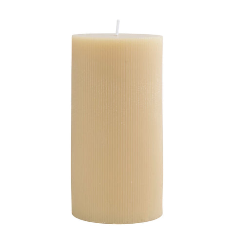 Unscented Pleated Pillar candle