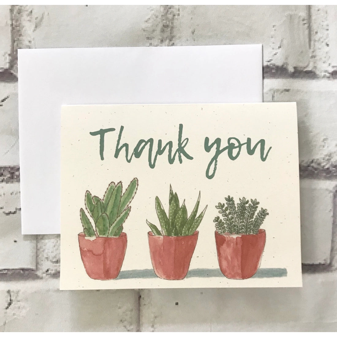 Thank You Card | Succulents