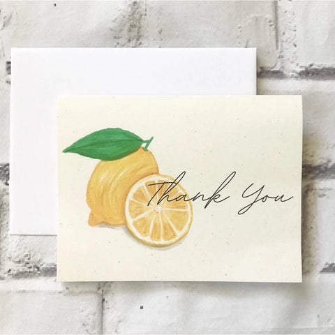 Thank You Card | Lemons
